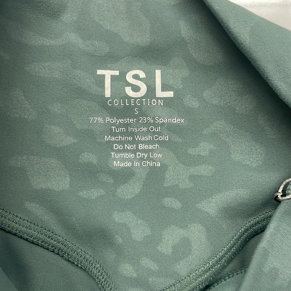 TSL cheetah print leggings brand new teal small - Picture 5 of 8